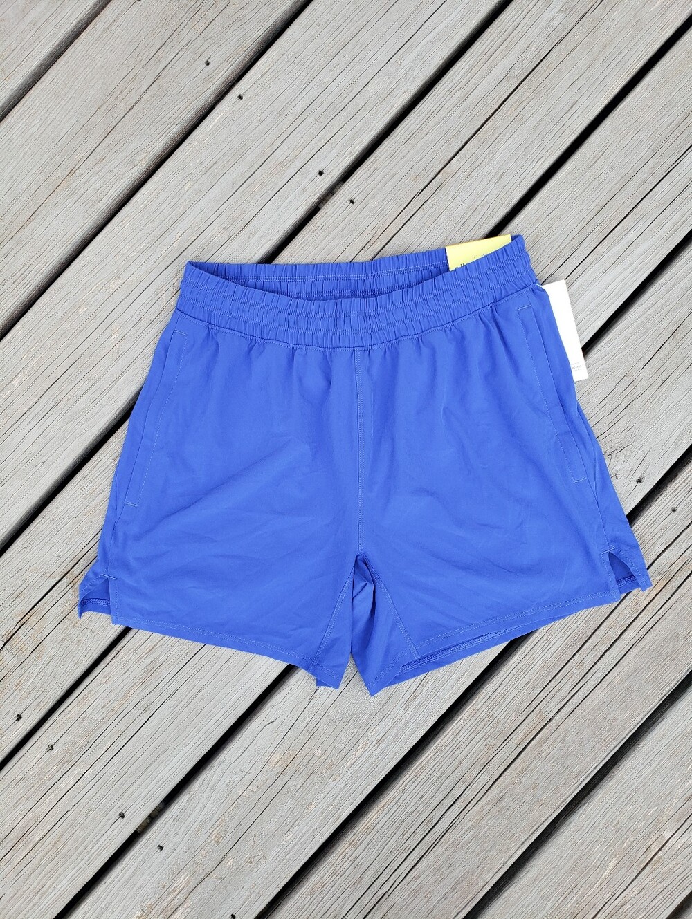 All In Motion Men’s Blue Unlined Run Shorts - Small
